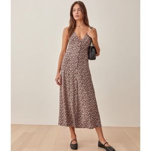 Reformation Luke Dress | Chocolatier, Size 4